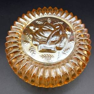 Vintage Jeanette Marigold Rose Lidded Dish